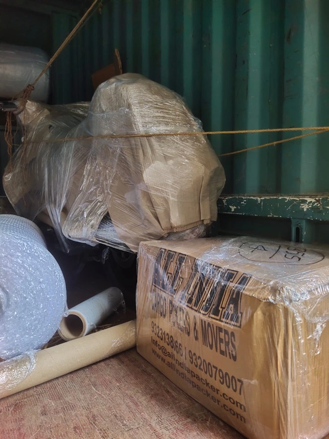Loading goods into truck